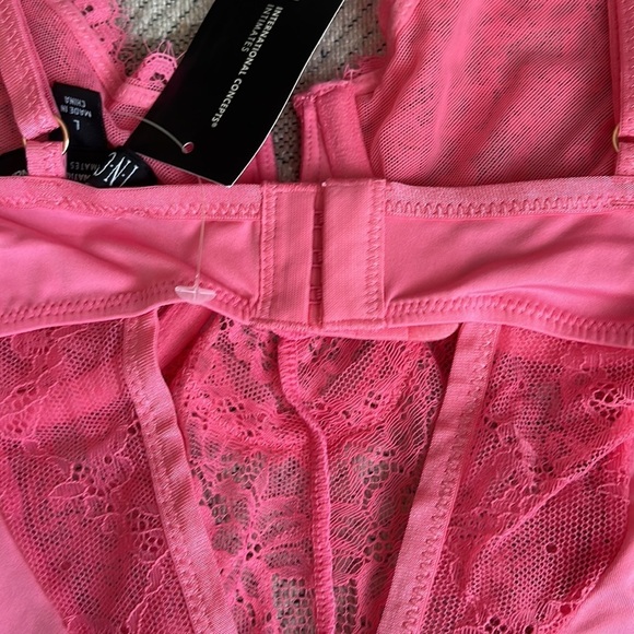 INC Micro Lace Bodysuit Created For Macy's - Picture 3 of 12